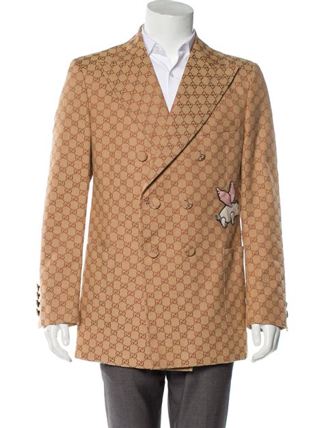 gucci printed blazer.